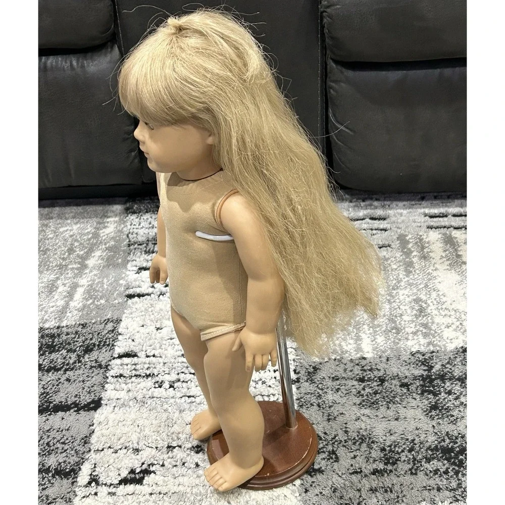 Kirsten Larson American Girl Doll Pleasant Company Soft Lashes Wavy Hair 18 In